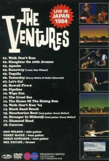 THE VENTURES / LIVE IN JAPAN 1984 (1DVDR) - STRANGELOVE RECORDS THE VENTURES / LIVE IN JAPAN 1984 (1DVDR) - STRANGELOVE RECORDS