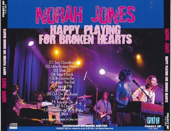 NORAH JONES / HAPPY PLAYING FOR BROKEN HEARTS (1CDR