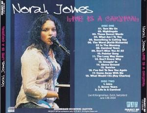 NORAH JONES / LIVE IS A CARNIVAL (2CDR) - STRANGELOVE RECORDS