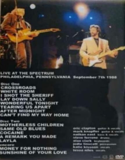 ERIC CLAPTON / 25TH ANNIVERSARY TOUR (1DVDR) - STRANGELOVE ERIC CLAPTON / 25TH ANNIVERSARY TOUR (1DVDR) - STRANGELOVE