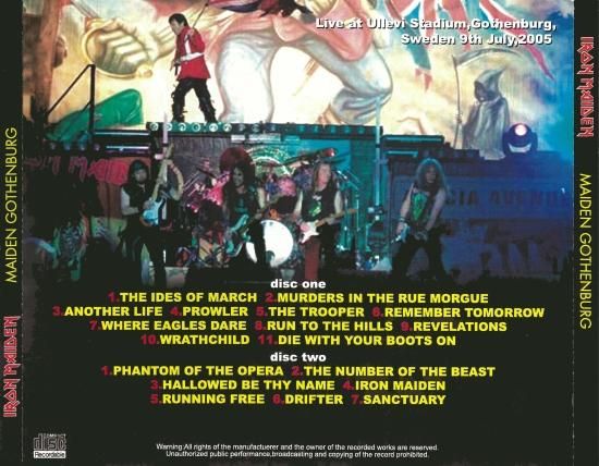 その他 Live in Sweden 1987 [DVD] [Import] lok26k6 IRON MAIDEN / MAIDEN GOTHENBURG (2CD-R) - STRANGELOVE RECORDS