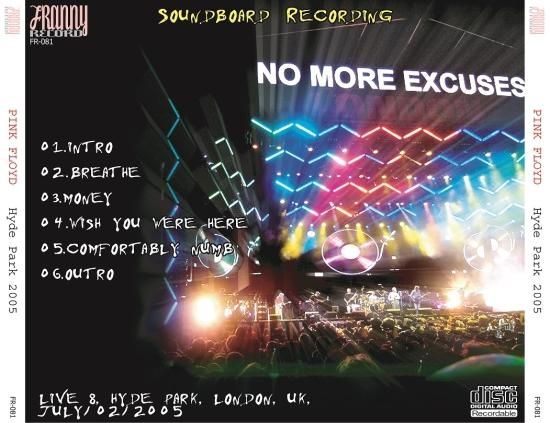PINK FLOYD / LIVE 8, HYDE PARK 2005 (1CDR) - STRANGELOVE RECORDS PINK FLOYD / LIVE 8, HYDE PARK 2005 (1CDR) - STRANGELOVE RECORDS