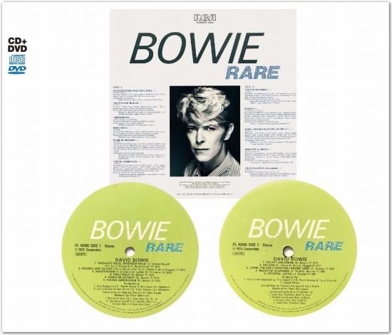 DAVID BOWIE / RARE =EXPANDED CD+DVD EDITION= (1CD+1DVD) DAVID BOWIE / RARE =EXPANDED CD+DVD EDITION= (1CD+1DVD)