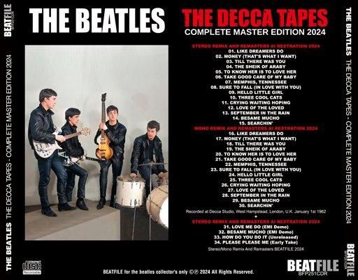 THE BEATLES - THE DECCA TAPES: COMPLETE MASTER EDITION 2024