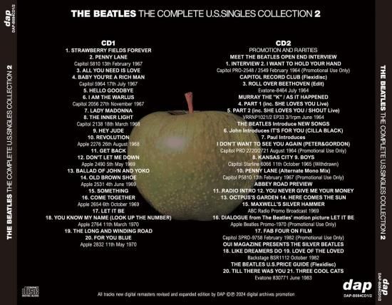 THE BEATLES / THE COMPLETE U.S.SINGLES COLLECTION 2024年増補 THE BEATLES / THE COMPLETE U.S.SINGLES COLLECTION 2024年増補