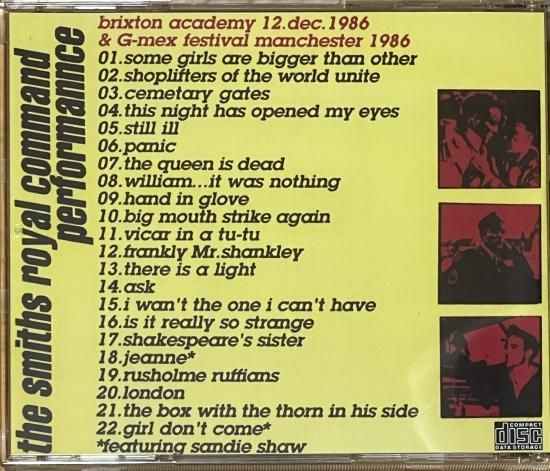 The Smiths レコード2枚 【おまけポスター付】 THE SMITHS - ROYAL COMMAND PERFORMANCE