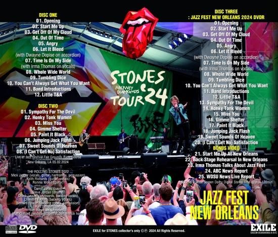 ROLLING STONES - JAZZ FEST NEW ORLEANS : HACKNEY DIAMONDS