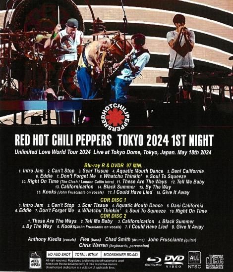 RED HOT CHILI PEPPERS / TOKYO 2024 1ST NIGHT -Tokyo Dome MAY RED HOT CHILI PEPPERS / TOKYO 2024 1ST NIGHT -Tokyo Dome MAY