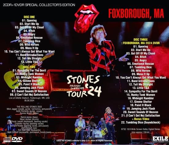 THE ROLLING STONES / FOXBOROUGH, MA =HACKNEY DIAMONDS TOUR