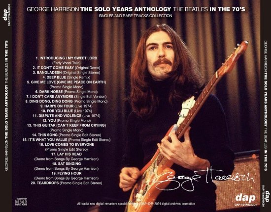 GEORGE HARRISON / THE SOLO YEARS ANTHOLOGY - THE BEATLES IN THE 70'S - (1CD)