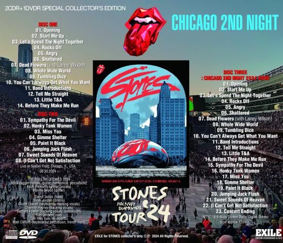 Rolling Stones ローリング・ストーンズ/MA,USA 2024 Complete