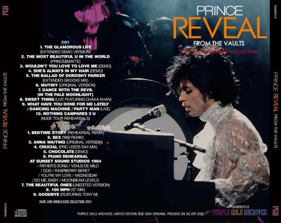 PRINCE / REVEAL : FROM THE VAULTS RARE AND UNRELEASED PRINCE / REVEAL : FROM THE VAULTS RARE AND UNRELEASED