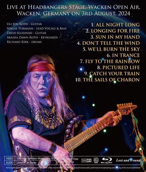 ULI JON ROTH / WACKEN OPEN AIR 2024 (1BDR)