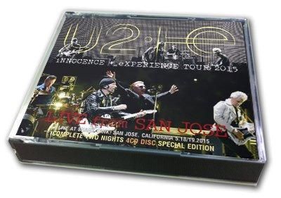 U2 / 2015年5月公演BOX U2 - LIVE from SAN JOSE (4CDR) - STRANGELOVE RECORDS