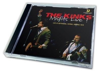 KINKS - MISFITS LIVE! (1CDR) - STRANGELOVE RECORDS