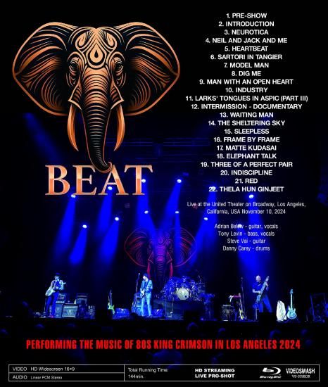 BEAT / PERFORMING THE MUSIC OF 80'S KING CRIMSON IN LOS BEAT / PERFORMING THE MUSIC OF 80'S KING CRIMSON IN LOS
