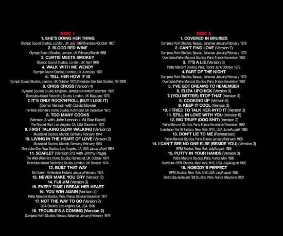 ストーンズ　FULLY FINISHED STUDIO OUTTAKES 3CD THE ROLLING STONES - CHRONICLE FULLY FINISHED STUDIO