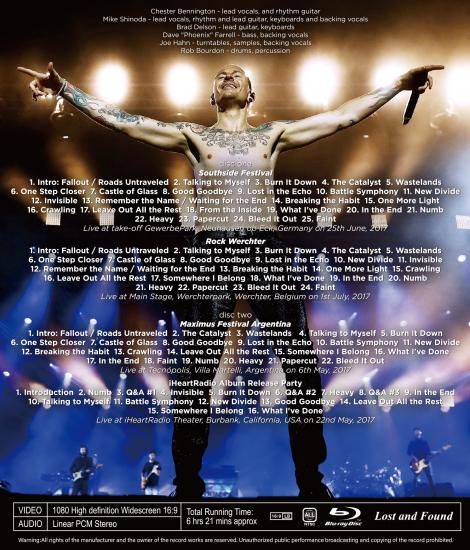 LINKIN PARK / ONE MORE LIGHT WORLD TOUR 2017 (2BDR) LINKIN PARK / ONE MORE LIGHT WORLD TOUR 2017 (2BDR)