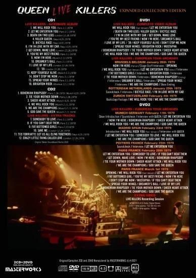 QUEEN / LIVE KILLERS =EXPANDED COLLECTOR'S EDITION=[プレス