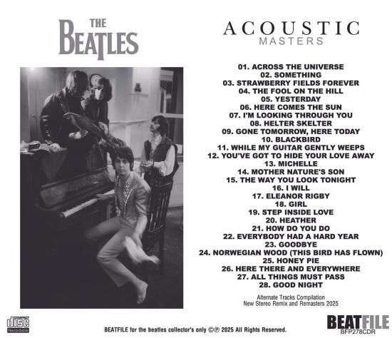 THE BEATLES / ACOUSTIC MASTERS (1CDR)