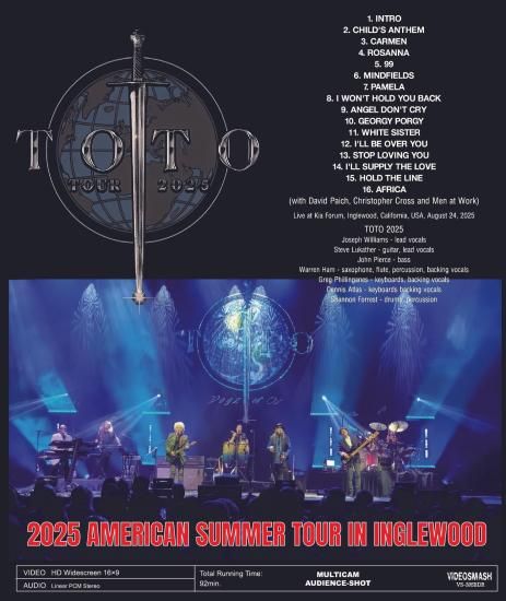 TOTO / 2025 AMERICAN SUMMER TOUR IN INGLEWOOD (1BDR)
