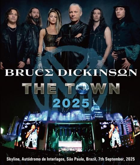 BRUCE DICKINSON / THE TOWN 2025 (1BDR) - STRANGELOVE RECORDS