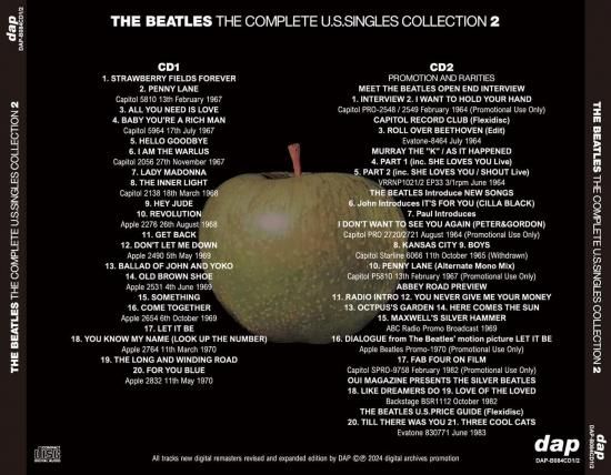 THE BEATLES / THE COMPLETE U.S.SINGLES COLLECTION 2