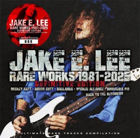 JAKE E. LEE / RARE WORKS 1981-2025 : DEFINITIVE EDITION (1CD)