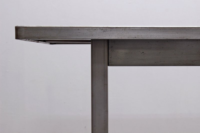 US ビンテージ ダイニングテーブル ステンレス 作業台 コンソール 