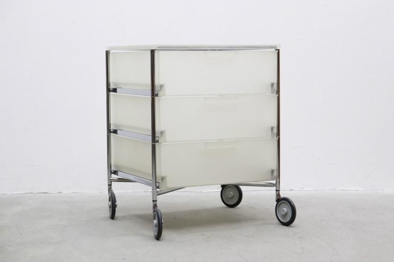 人気激安 Kartell カルテル モビル4ワゴン 引出し3 オープン MOBIL 18