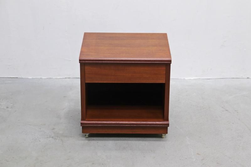 北欧ビンテージチーク材ベッド