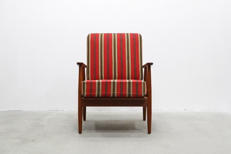 BKC154 デンマーク製 デューロン アームチェア 1人掛けソファ チーク材 BKC154 デンマーク製 デューロン アームチェア 1人掛けソファ