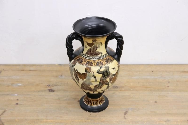 最終値下】ギリシャ 陶器 ああああああああああ 花瓶 置物