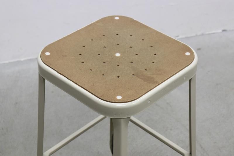 在庫4脚 US LYON FACTORY STOOL インダストリアル カウンター スツール ...