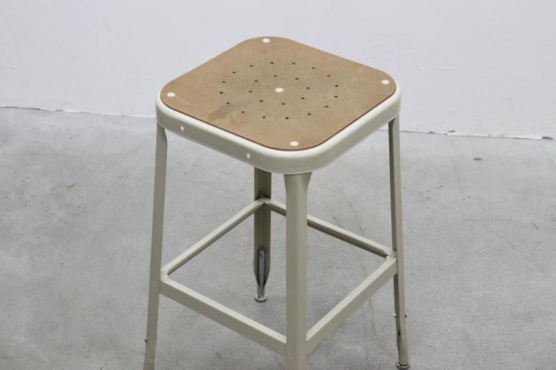 在庫4脚 US LYON FACTORY STOOL インダストリアル カウンター スツール ...