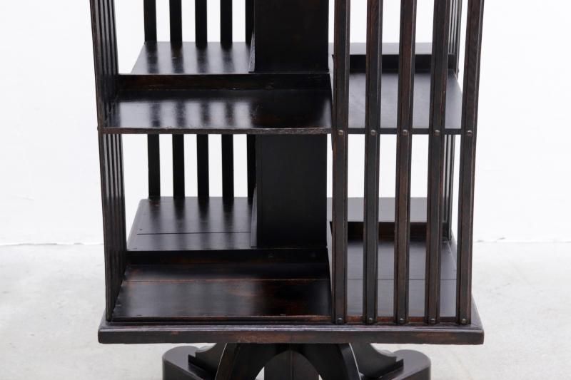 本棚回転式事務用品当時物オレペン昭和レトロスペースエイジモダン