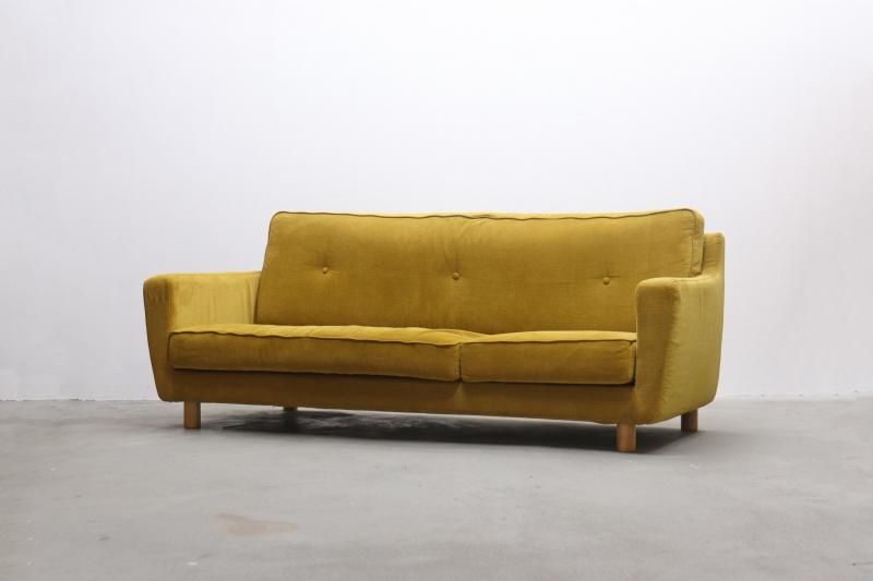 J412 KEYUCA ケユカ 3人掛け フランク ソファ マスタード 1800×860×990