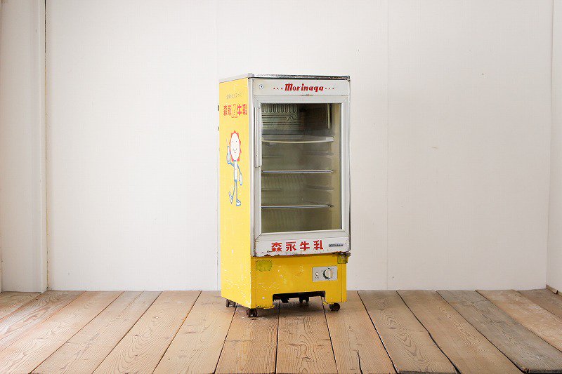 レトロ 冷蔵ショーケース 冷蔵庫 什器 家電 看板 サンヨー クーラー