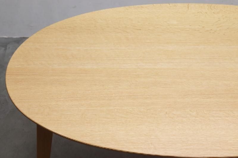 全商品オープニング価格! 飛騨の家具 オーク無垢材 オーバルテーブル