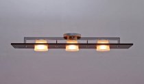 yamagiwa ヤマギワ P-FLAT 3灯 ローズウッド シーリング モダン ランプ ライト 照明