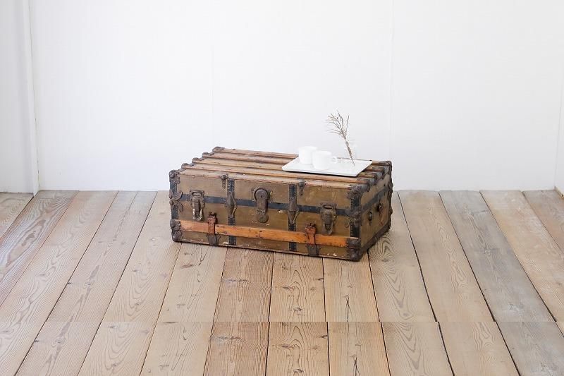 超人気の トランク アンティーク ビンテージ 衣装ケース センターテーブル 収納ケース その他 Alrc Asia