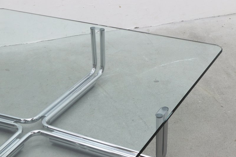 Cassina カッシーナ 784 ガラス ローテーブル ジャンフランコ・フラッティーニ モダン センターテーブル