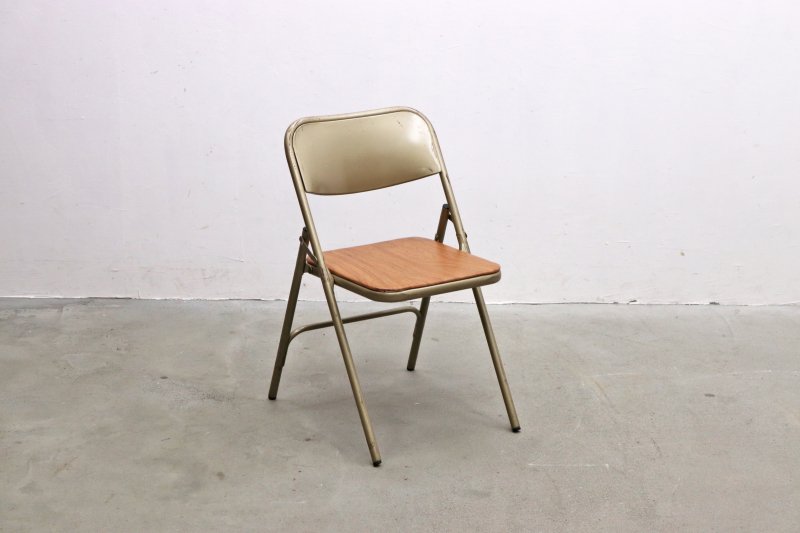 U.S. アメリカ ヴィンテージ フォールディングチェア 折り畳み 椅子