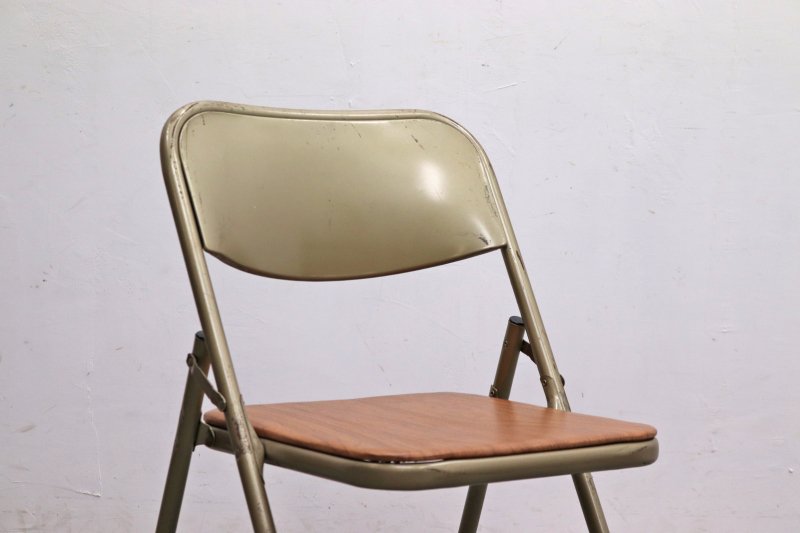 U.S. アメリカ ヴィンテージ フォールディングチェア 折り畳み 椅子 