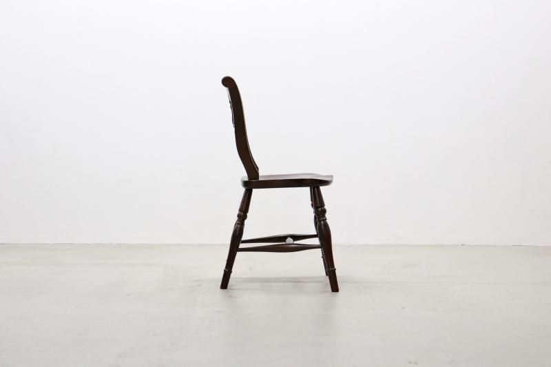 九州民芸家具】B型 ワイコムチェア①・椅子・ミズメザクラ材無垢・和