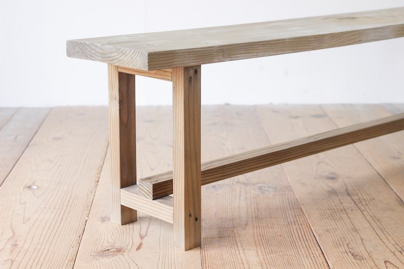 レトロ 飾り棚 花台 ローテーブル ベンチ 展示台 無垢材 木製 