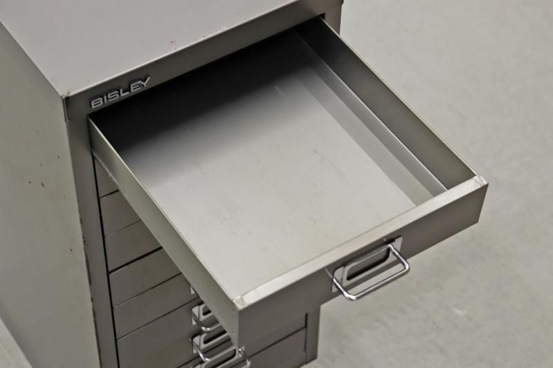 BISLEY(ビスレー) 10段キャビネット シルバー