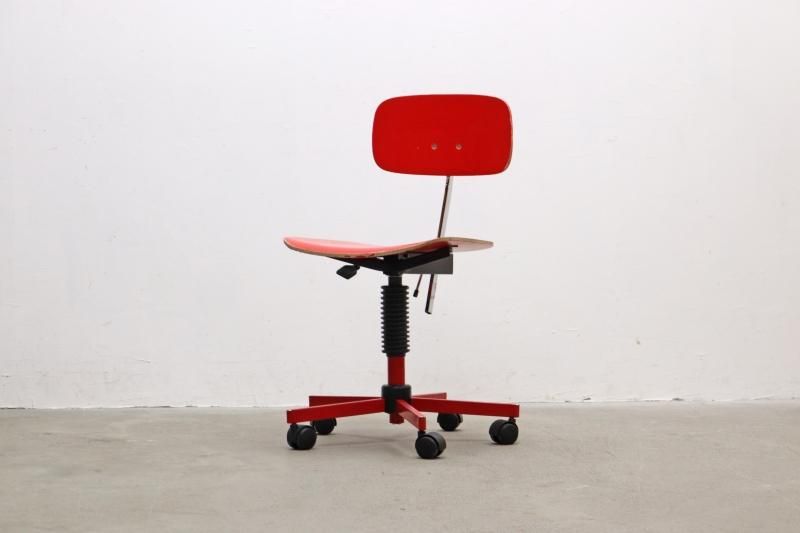 ラバミチェア・デンマーク・STOLE-112 プライウッド・デスクチェア □RABAMI ラバミチェア デスクチェア レッド ビンテージ デンマーク製