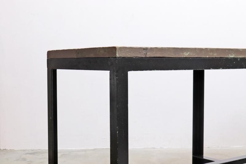 無垢材 コンソール デスク テーブル 長机 カウンター 展示台 アイアン 楽天市場】コンソールデスク おしゃれ コンソールテーブル アイアン