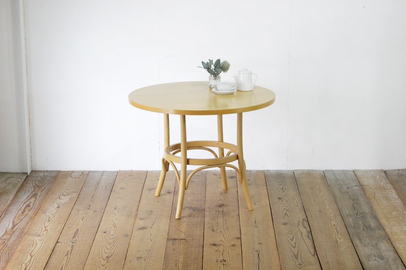 ヴィンテージ レトロ 木製 バンブー デスク テーブル - テーブル